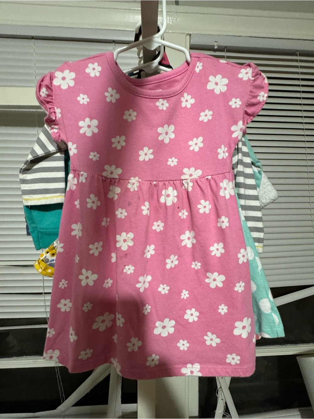 Garanimals Pink Floral Flutter Sleeve Dress